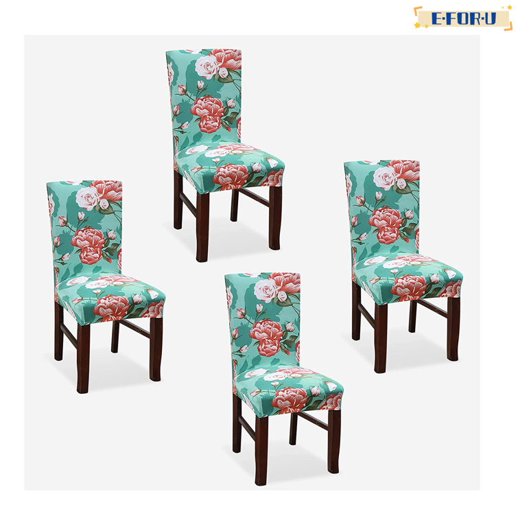 Rebrilliant Box Cushion Dining Chair Slipcover Wayfair